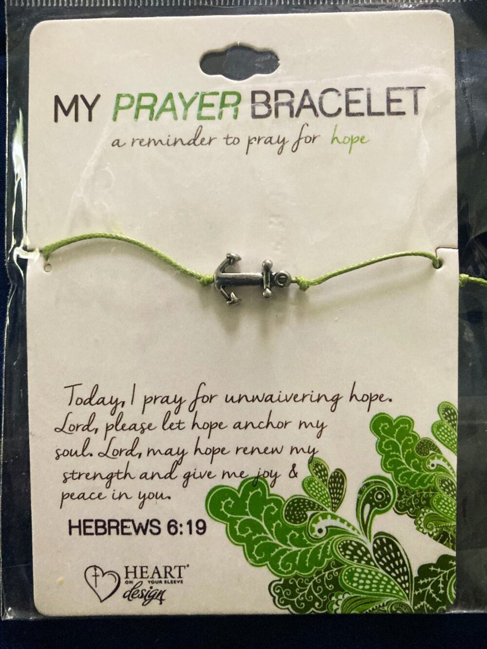 My Prayer Bracelet by Heart Design Jewelry Adjustable